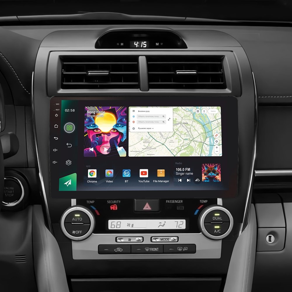Штатна Магнітола SIGMA PRO 10464 ANDROID 12 4+64 Gb 4G DSP Toyota Camry 7 XV 50 55 Middle East 2012-2014 10