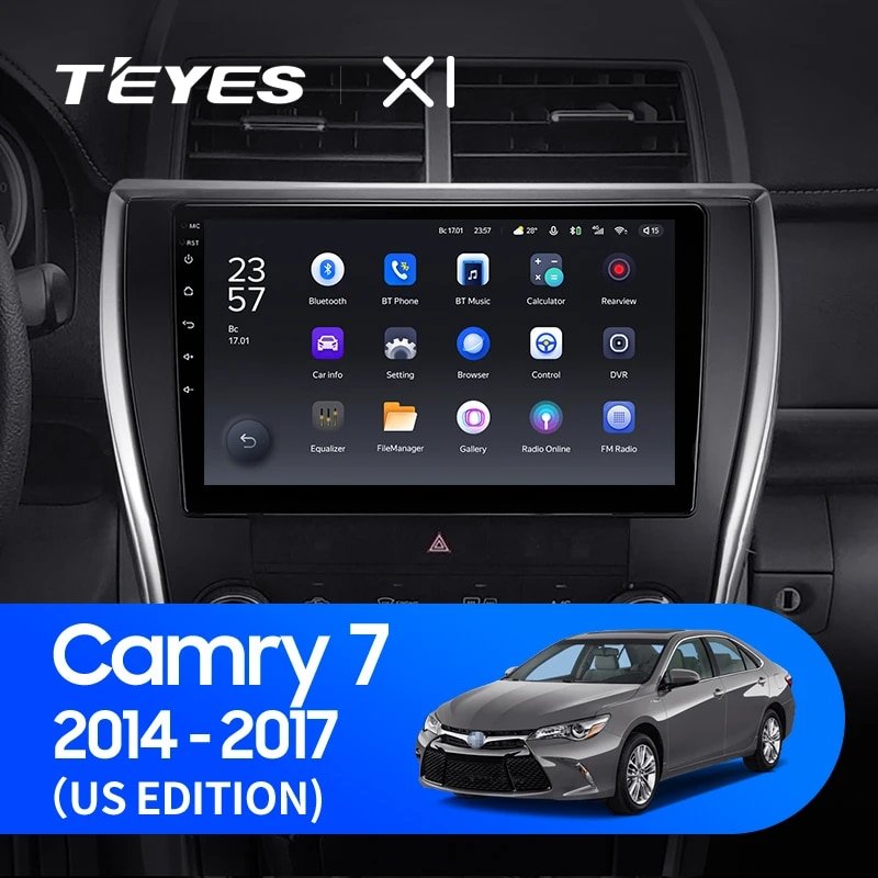 Штатная Магнитола Teyes X1 2+32Gb Wi-Fi Toyota Camry 7 XV 50 55 US EDITION 2014-2017 10