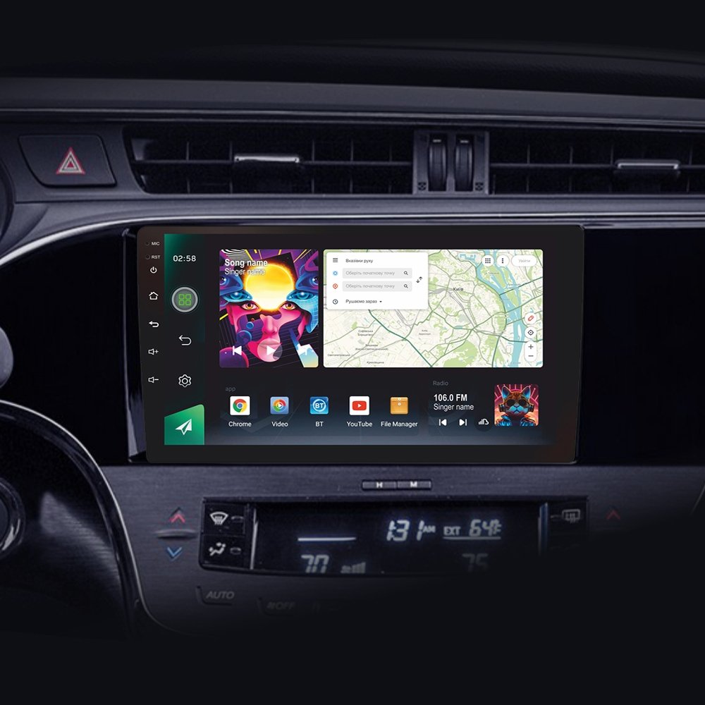 Штатна Магнітола SIGMA PRO 9464 ANDROID 12 4+64 Gb 4G DSP Toyota Avalon 4 IV XX40 2012-2018 9 L1
