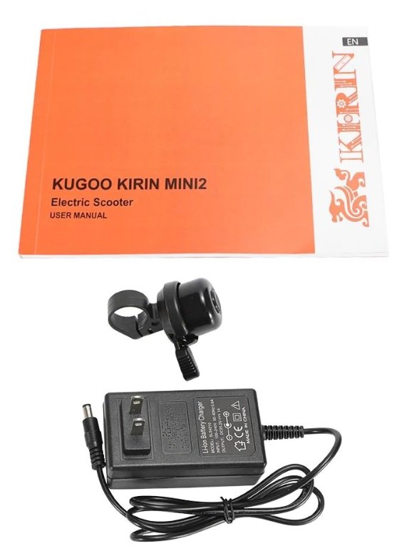  Электросамокат KUGOO Kirin Mini 2 (150 Вт, 4 А/ч, 21.6 В), Белый