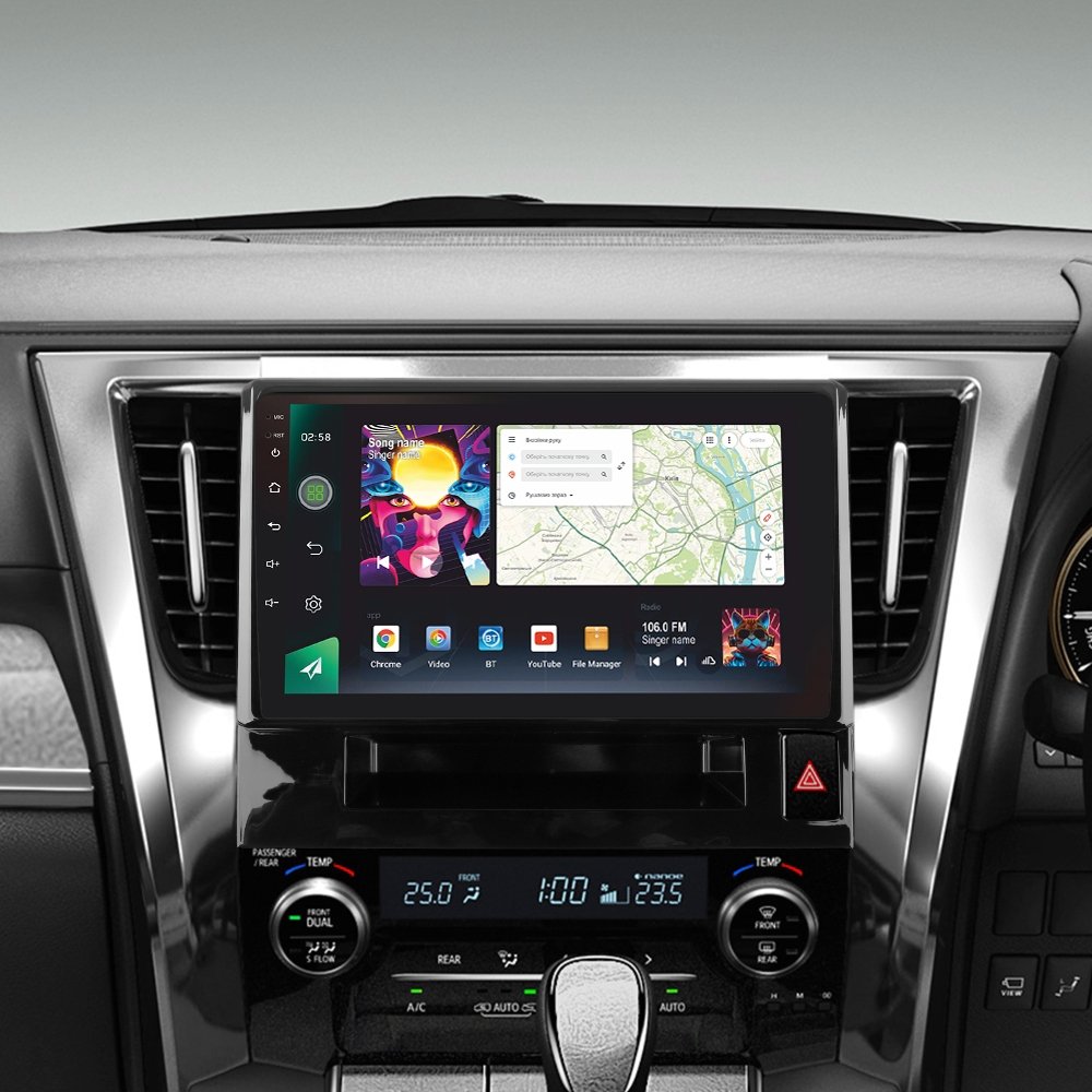 Штатна Магнітола SIGMA PRO 10464 ANDROID 12 4+64 Gb 4G DSP Toyota Alphard H30 2015-2020 10