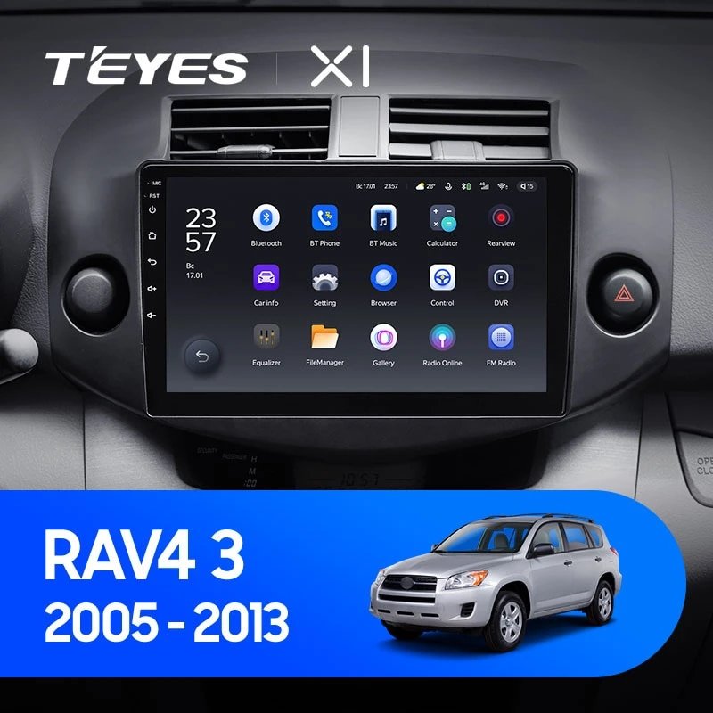 Штатная Магнитола Teyes X1 2+32Gb Wi-Fi Toyota RAV4 3 XA30 2005-2013 10