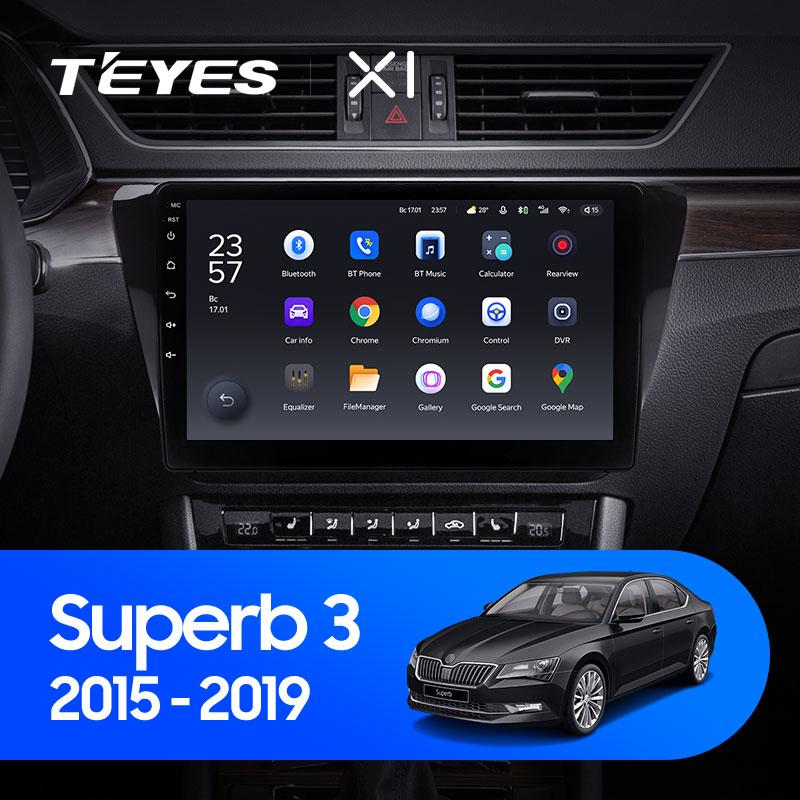 Штатная Магнитола Teyes X1 2+32Gb Wi-Fi Skoda Superb 3 2015-2019 10