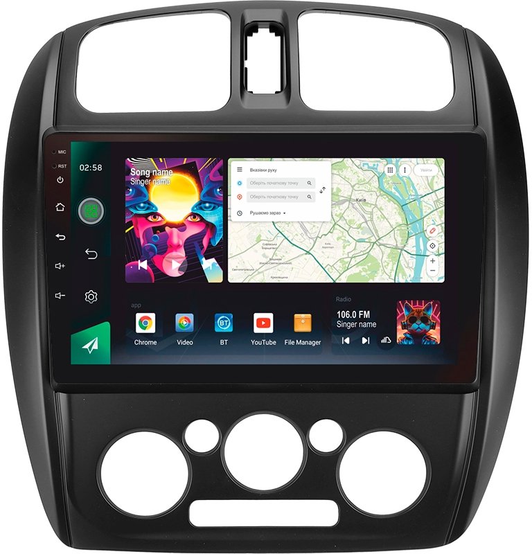 Штатна Магнітола SIGMA PRO 9464 ANDROID 12 4+64 Gb 4G DSP Mazda 323 BJ 2000-2003 9