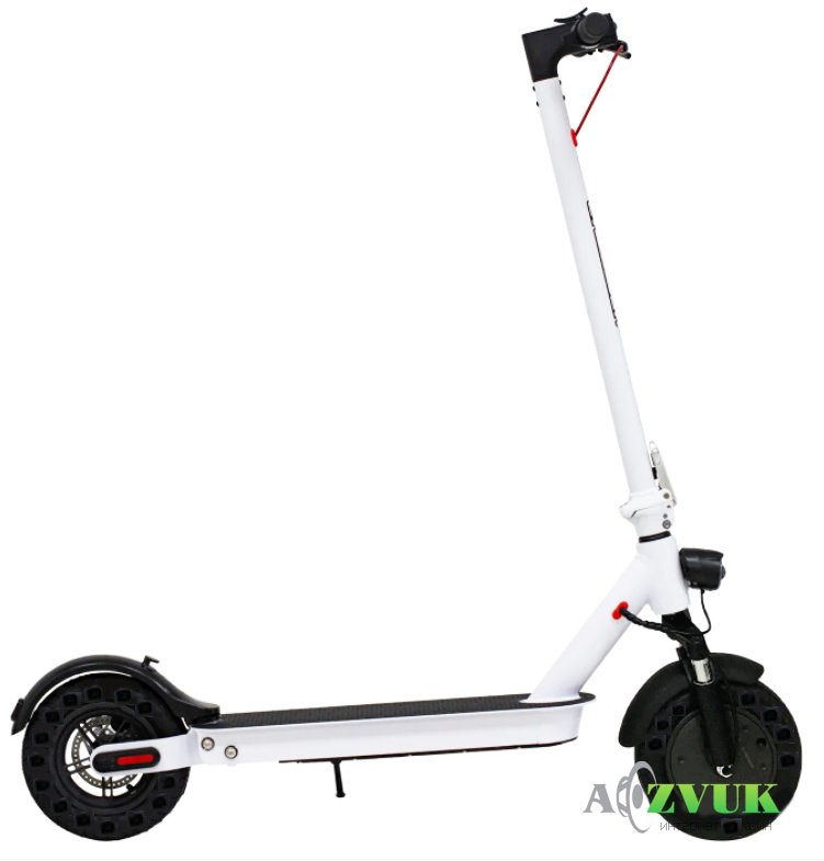  Электросамокат Crosser E9 MAX (600 Вт; 36 В; 15 А/ч), колёса 10 перфорированные и аморт. вилкой, (Белый)