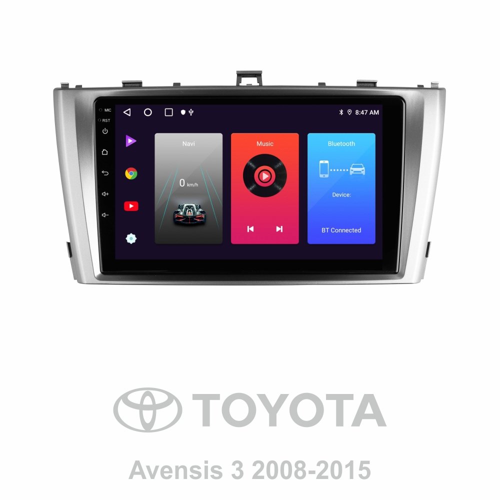 Штатна Магнітола SIGMA F9216 ANDROID 10 2+32 Gb Toyota Avensis 3 2008-2015 9