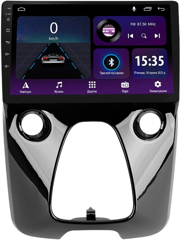 Штатная Магнитола SIGMA E10232 ANDROID 10 2+32 Gb Peugeot 108 For Toyota Aygo B40 2014-2021 F1 10 L1