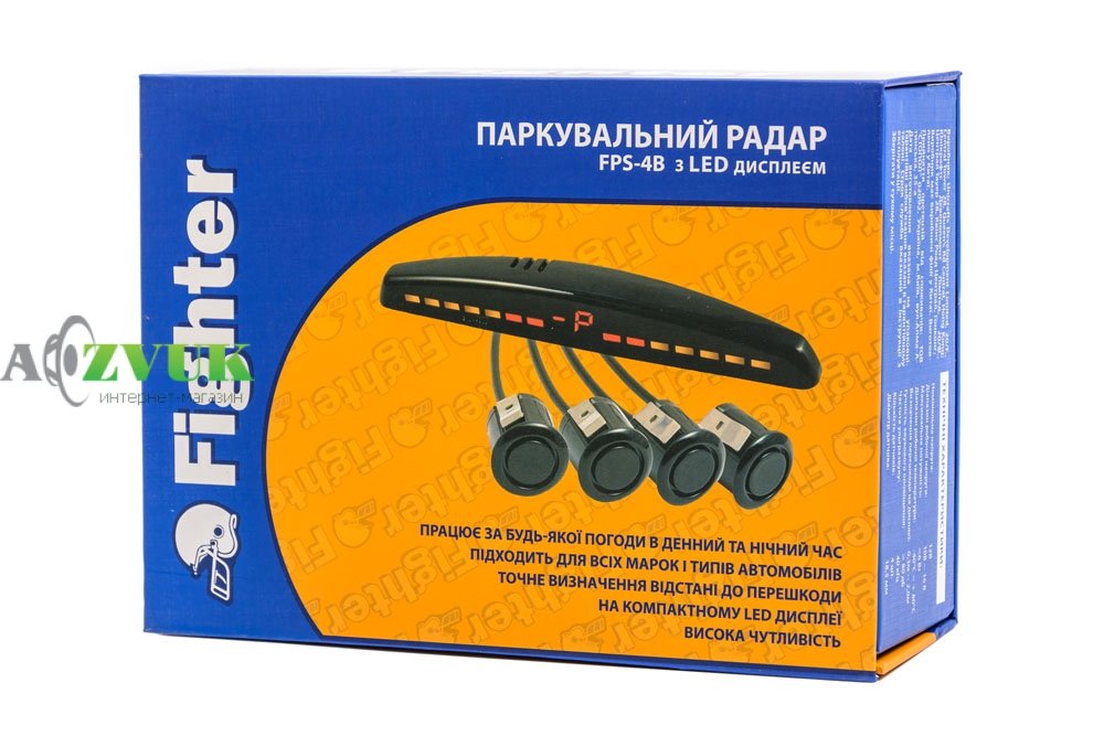 Парктроник Fighter FPS-4B Silver