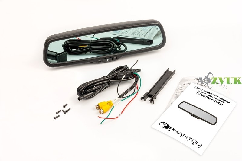  Зеркало заднего вида с монитором Phantom RMS-432-25 Byd, Toyota