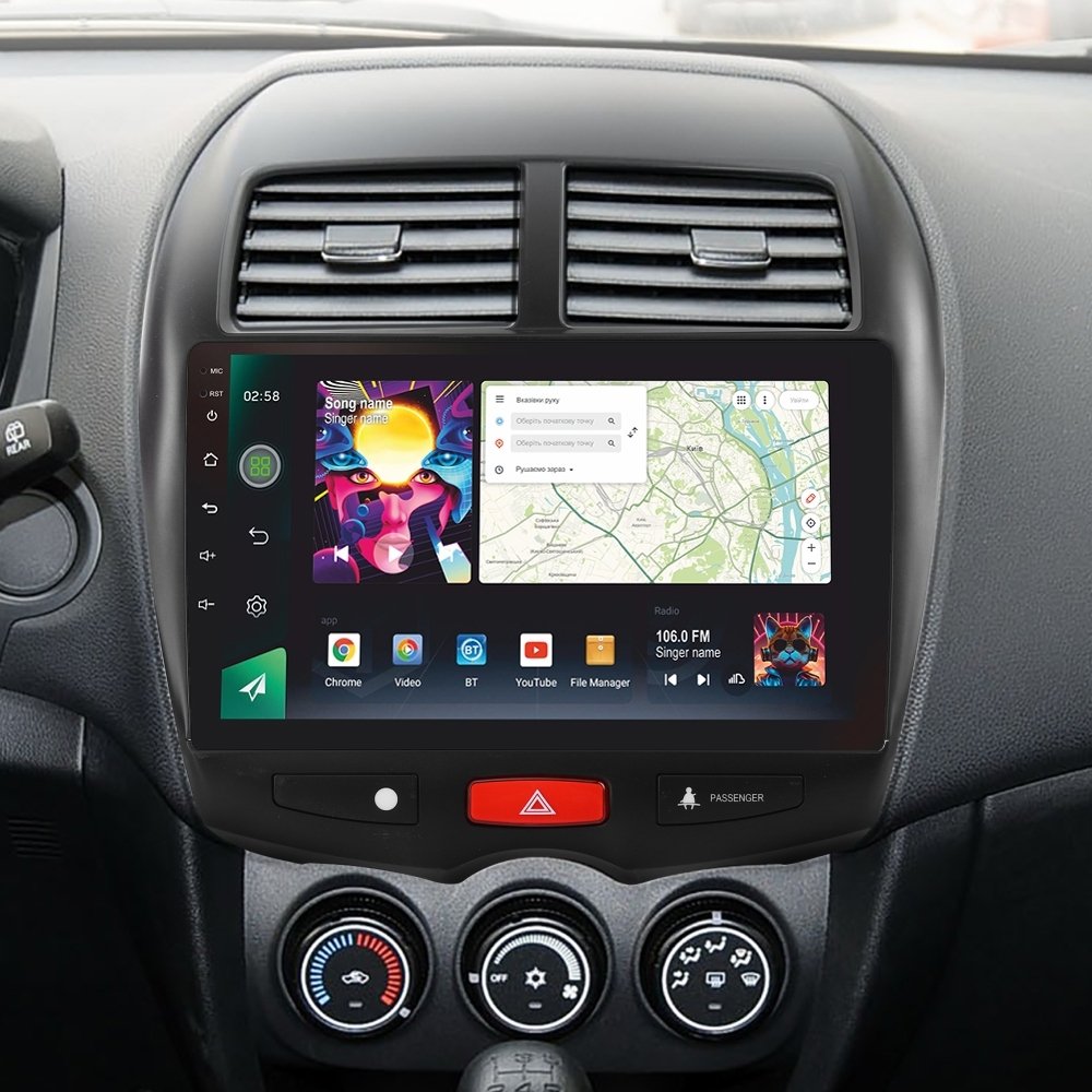 Штатная Магнитола SIGMA PRO 10464 ANDROID 12 4+64 Gb 4G DSP Mitsubishi ASX 1 2010-2016 B 10