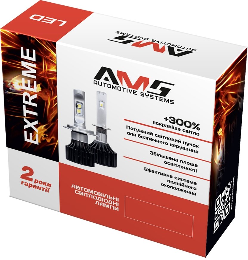 Светодиодные лампы (led) AMS EXTREME POWER-F 9005 3000K