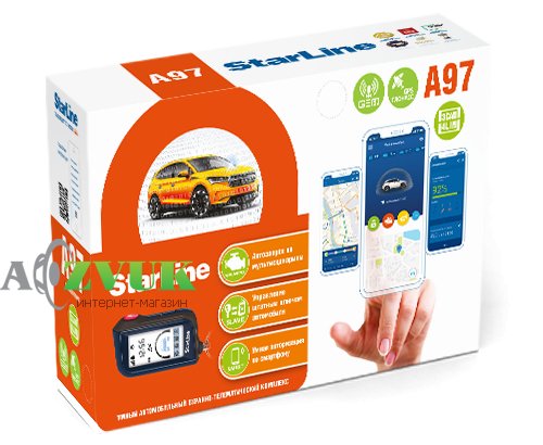 Автосигнализация StarLine A97 GSM, GPS 3CAN+4LIN Treeum