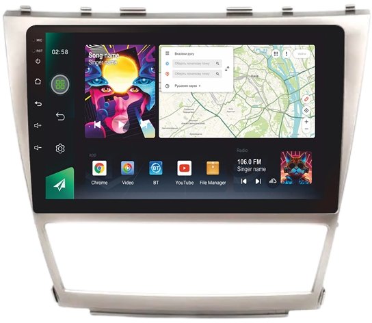 Штатна Магнітола SIGMA PRO 10464 ANDROID 12 4+64 Gb 4G DSP Toyota Camry 6 XV 40 50 2006-2011 A 10