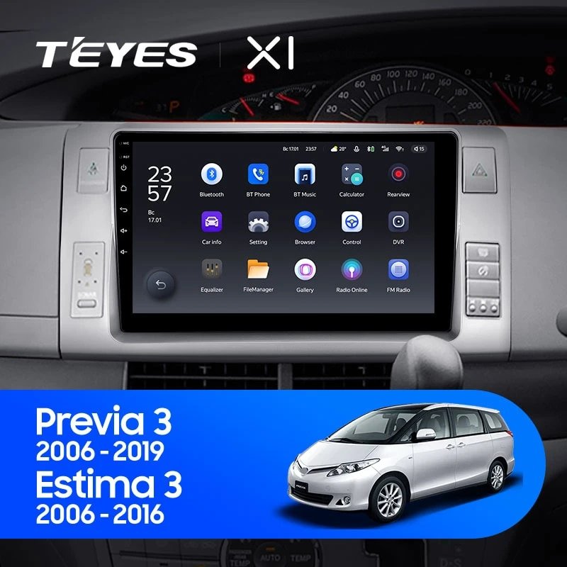 Штатная Магнитола Teyes X1 2+32Gb Wi-Fi Toyota Previa XR50 2006-2019 9