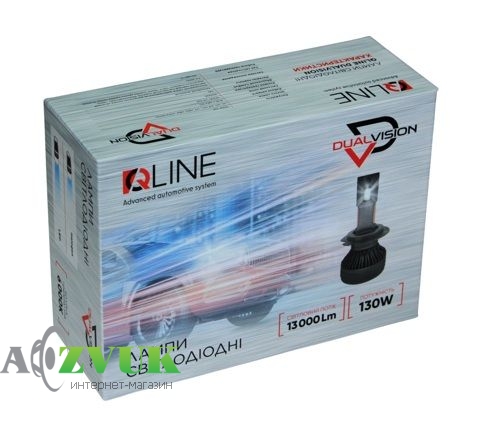 Светодиодные лампы (led) QLine DualVision 65W H7 6000K