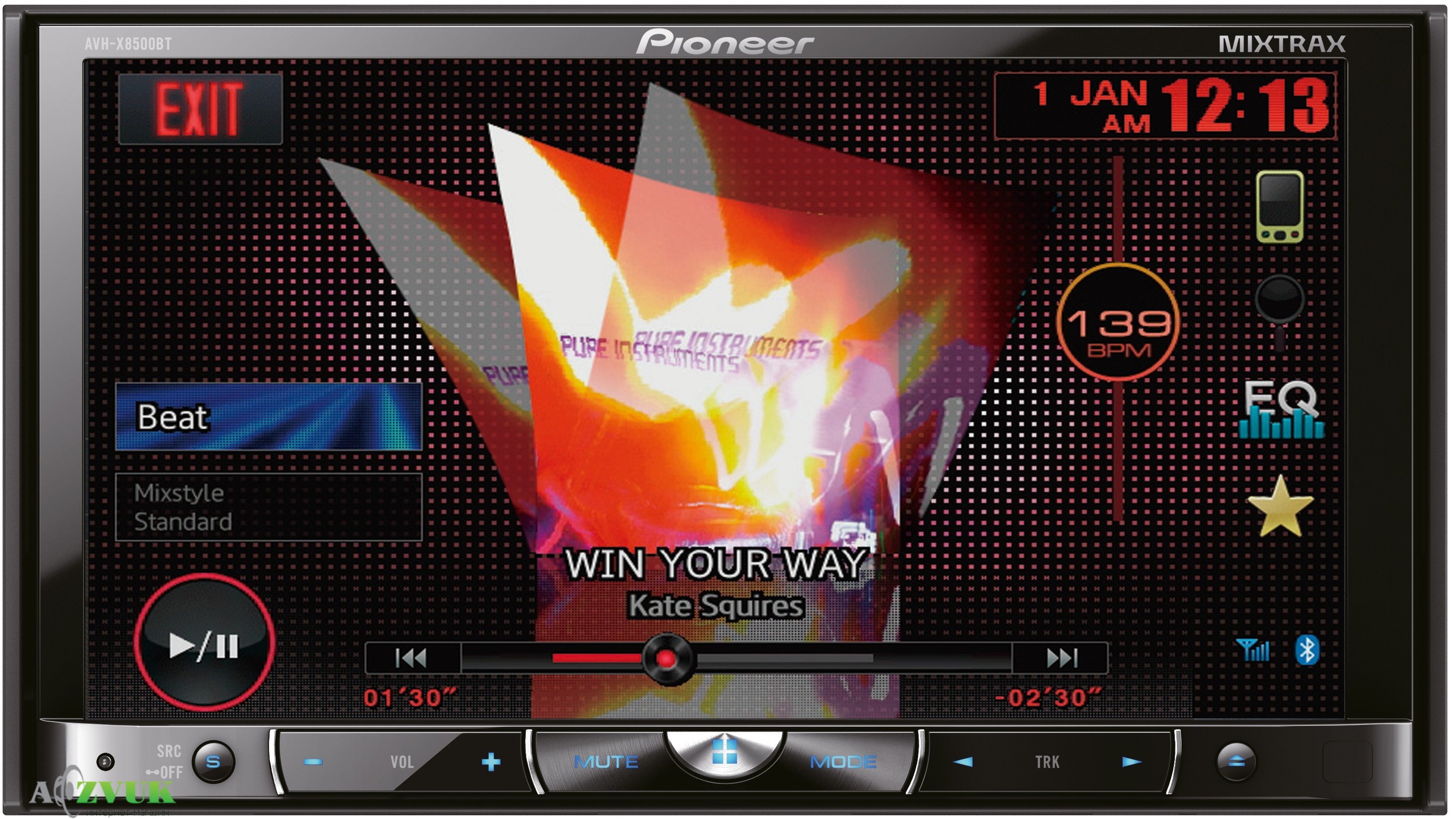 Мультимедіа ресивер Pioneer AVH-X8500BT