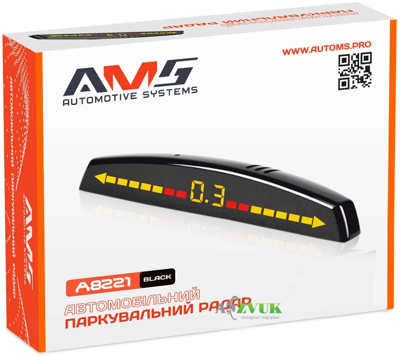 Парктроник AMS A8221 V2 Black