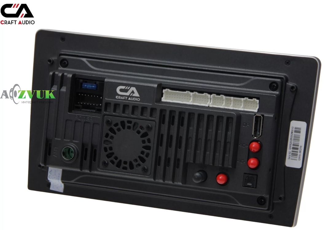 Мультимедиа ресивер CraftAudо QMS-98256 Android 13 QLED 8+256Gb 9 2K