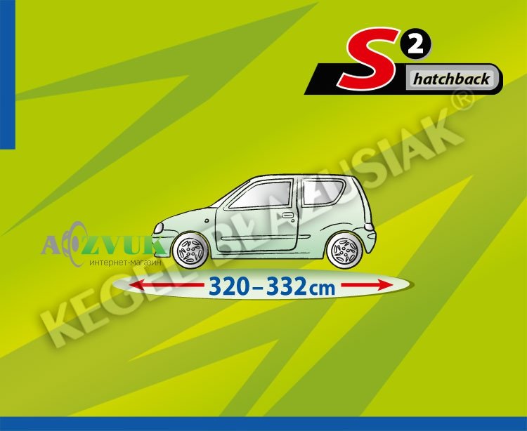 Автомобильный тент Kegel-Blazusiak Mobile Garage S2 Hatchback 5-4099-248-3020 (320-322см)