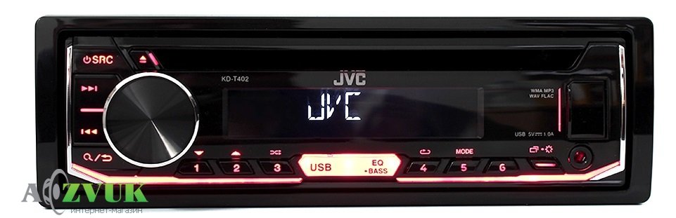 Автомагнитола JVC KD-T402