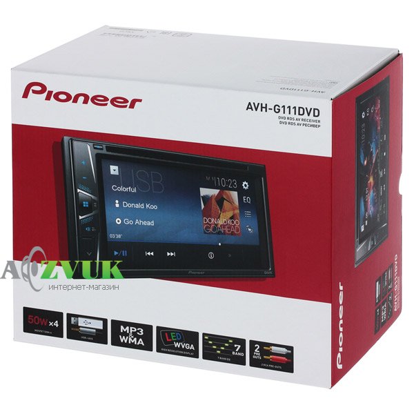 Мультимедіа ресивер Pioneer AVH-G111DVD