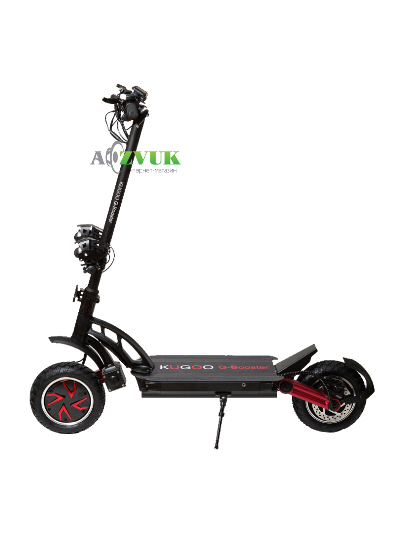  Электросамокат KUGOO G-BOOSTER (2*1200 Вт; 23 А/ч; 48 В), Черный