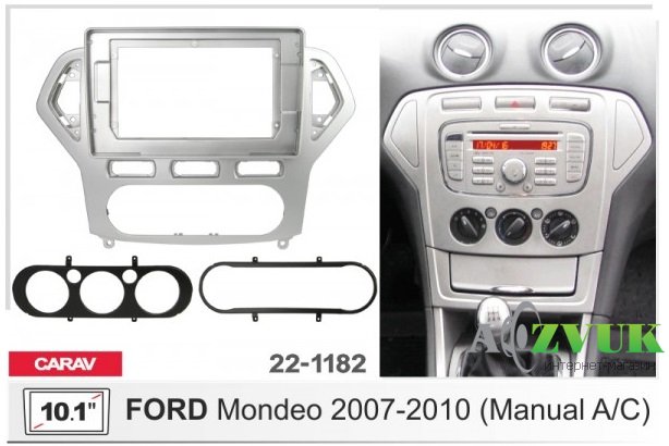 Рамка переходная Carav 22-1182 Ford Mondeo