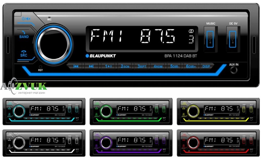 Автомагнитола Blaupunkt BPA 1124 BT