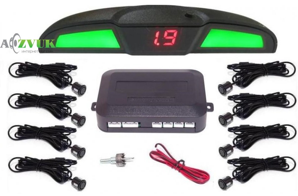 Парктроник Baxster PS-818-10 Черный