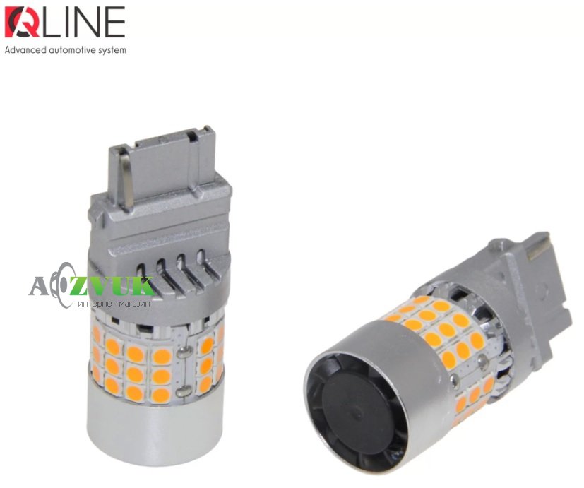 Светодиодные лампы (led) Qline 3156 (P27W) Amber CANBUS