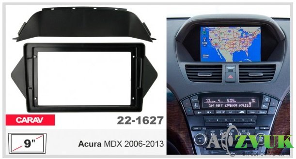 Рамка переходная Carav 22-1627 Acura MDX
