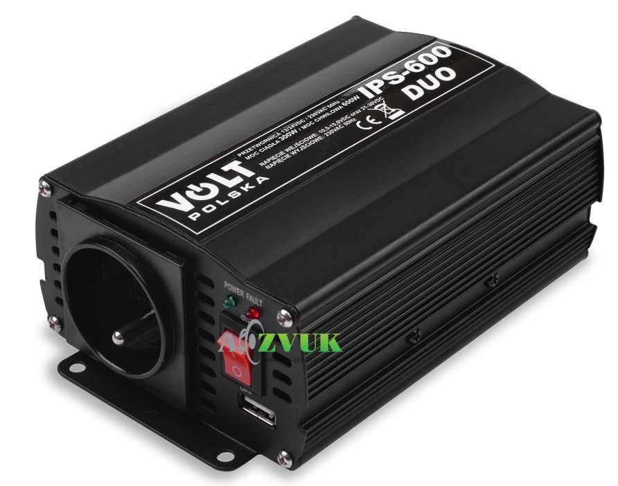 Преобразователь Volt Polska IPS 600 DUO 12/24V/230V (300/600W)