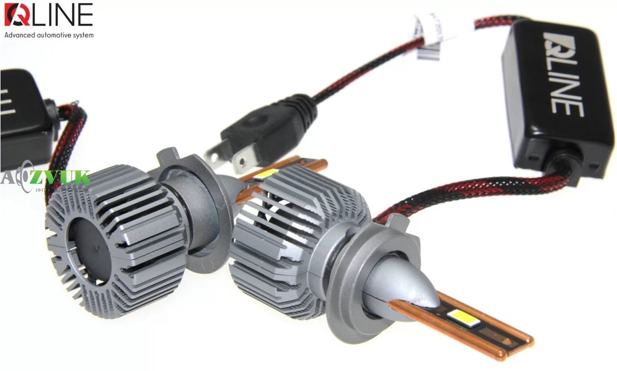 Светодиодные лампы (led) QLine Ultra +200% 55W H7 6000K 12V