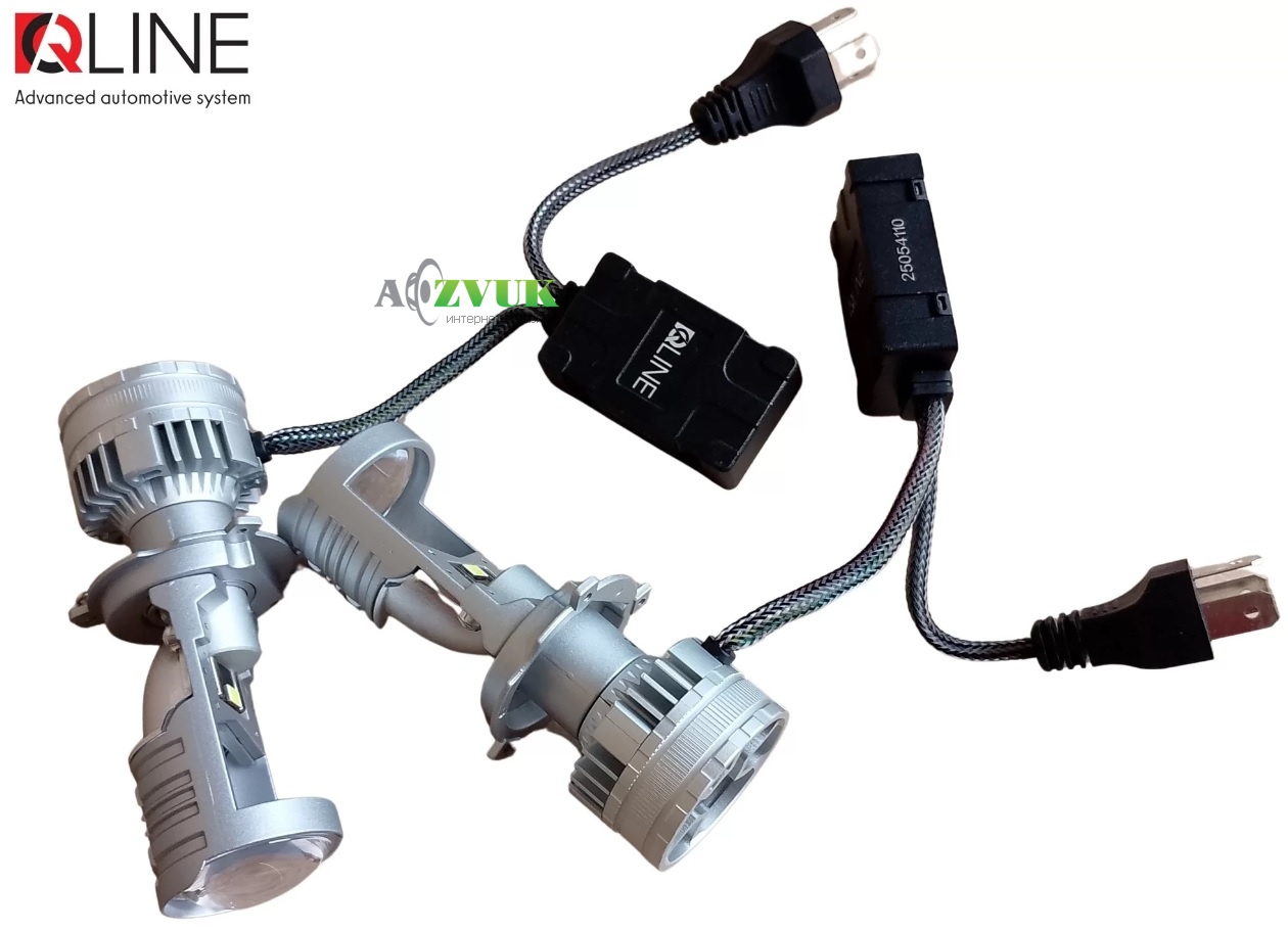 Светодиодные лампы (led) Qline Alpha H4 Projector 50/70Вт 6000K