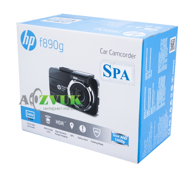 Видеорегистратор HP F890G Black Dual Kit