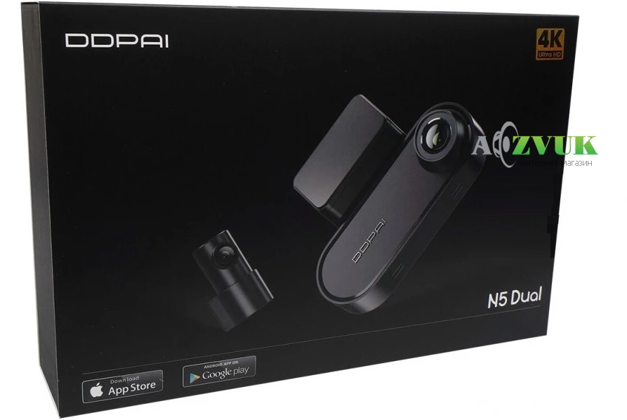 Видеорегистратор DDPai N5 Dual 4k GPS Wi-Fi BT 32Gb
