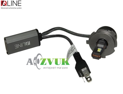 Светодиодные лампы (led) QLine DualVision 65W H4 24V 6000K