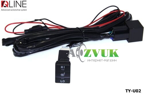  Кнопка подогрева сидений QLine Fiber TY-U02