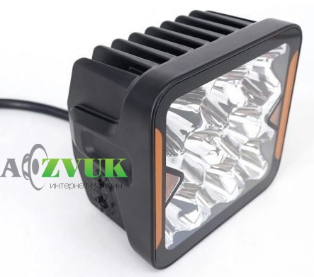 Фары дневного света StarLight SL-W0240S квадратная, дальний свет WHITE + DRL 40W 4800Lm 5700K 12/24V
