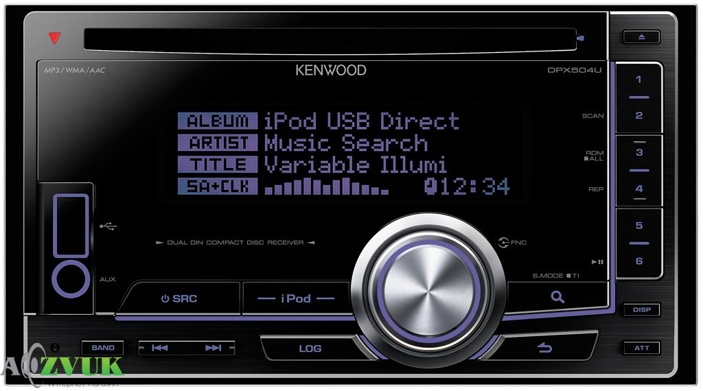 Автомагнитола 2-DIN Kenwood DPX-504U