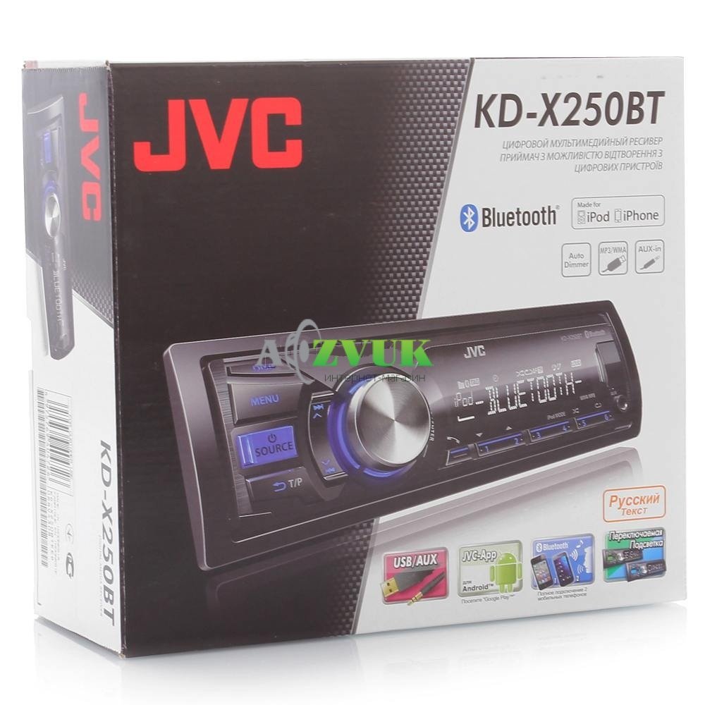 Автомагнитола JVC KD-X250BTEE