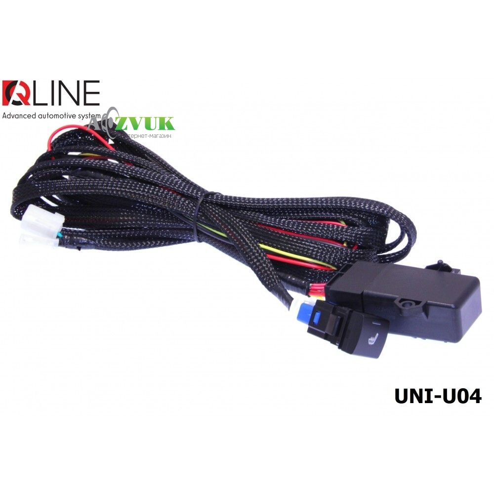  Кнопка подогрева сидений QLine Fiber UNI-U04
