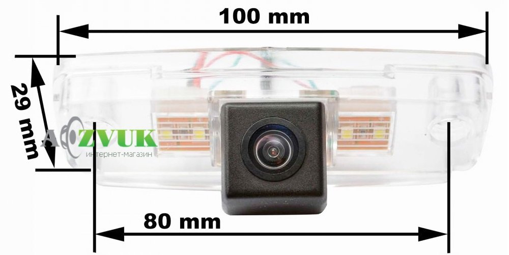 Штатная камера Prime-X CA-9564 (Subaru Forester II (2002-2007), Forester III (2007-2012), Impreza 4D, Outback III (2003+), Outback IV (2009+), Legacy Universal)