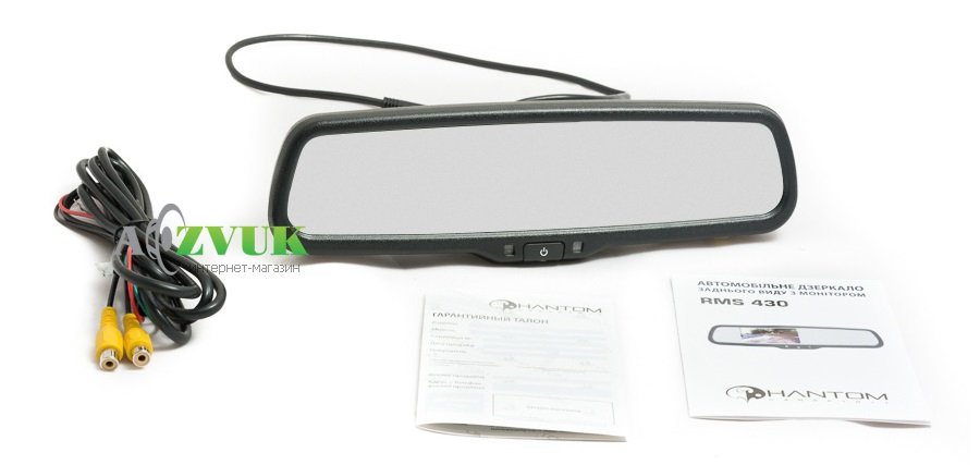  Зеркало заднего вида с монитором Phantom RMS-430-36 Volvo