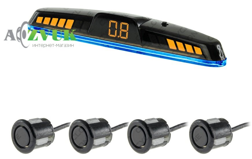 Парктроник CYCLON SJ-4D Black