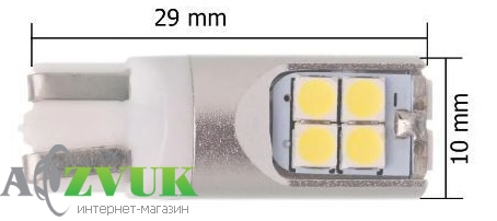 Светодиодные лампы (led) Prime-X T10-KN с обманкой