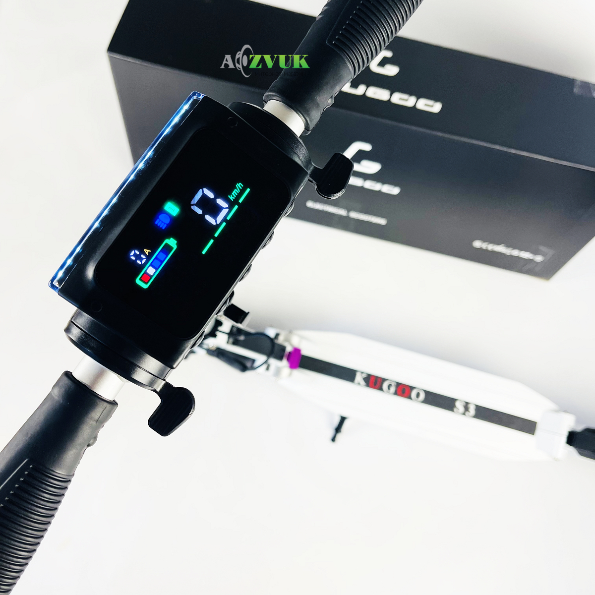  Электросамокат KUGOO S3 (S1) (350 Вт, 6 А/ч, 36 В), Белый