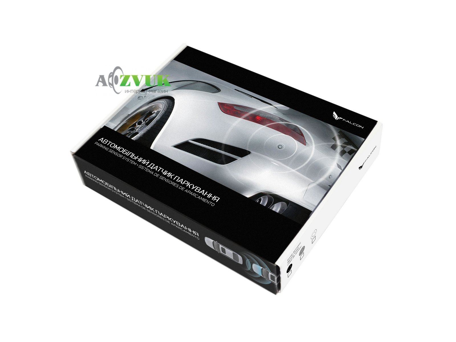 Парктронік (паркувальний радар) Falcon 2020 black-4