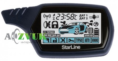  Брелок StarLine А61 (с дисплеем) в упаковке