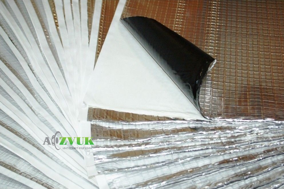 Виброизоляция AudioSystem Smart Plast 2,0 мм (0,7м х 0,5м)